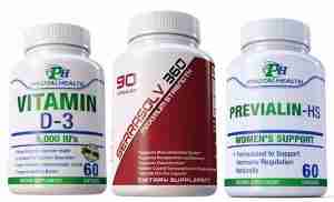 Women's Uterine Support Package #1 (Plus Free Vitamin D3)