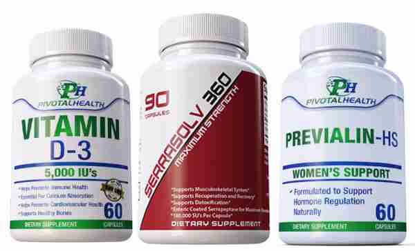 Women's Uterine Support Package #1 (Plus Free Vitamin D3)